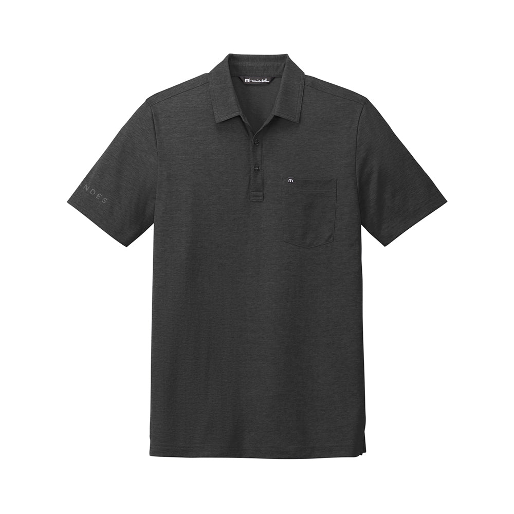 TravisMathew Oceanside Heather Pocket Polo