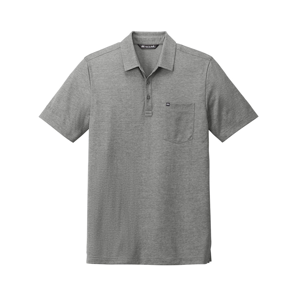 TravisMathew Oceanside Heather Pocket Polo