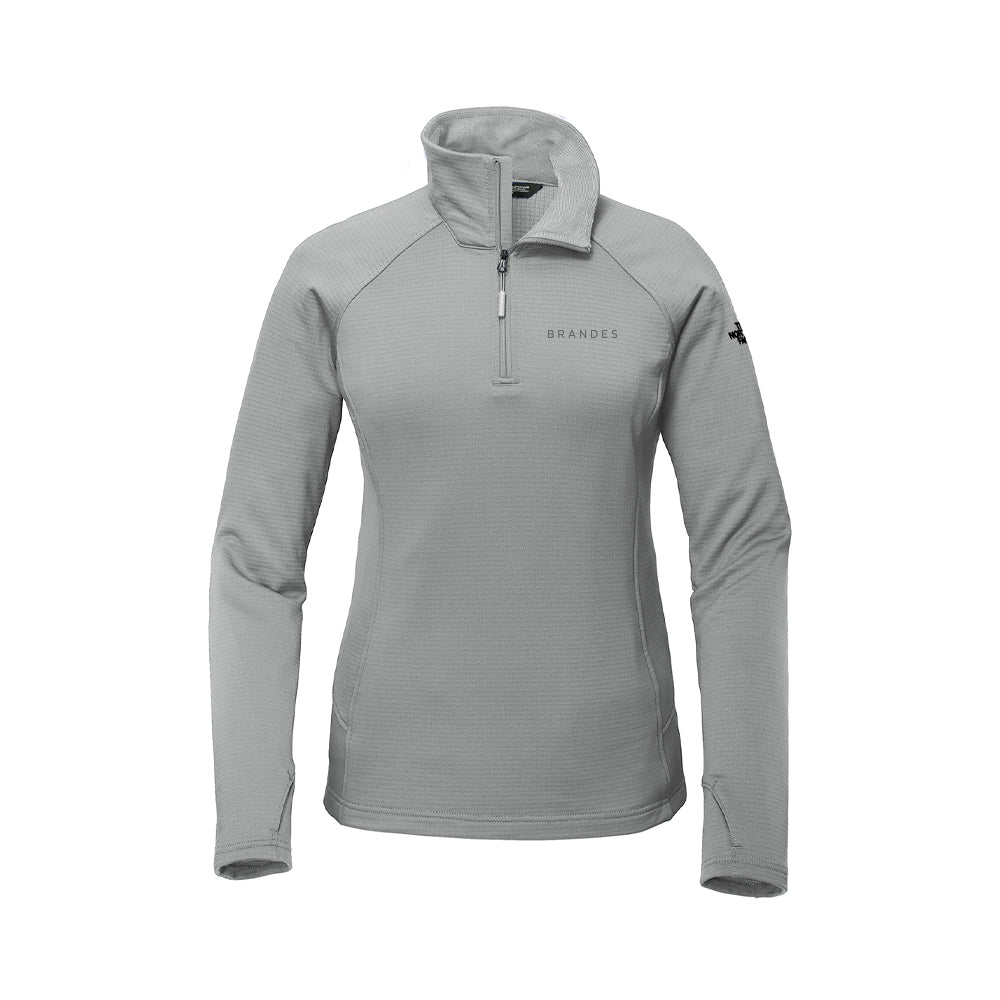 North face grey online half zip